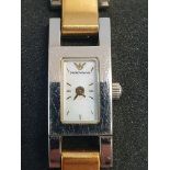 Emporio Armani Ladies Wristwatch with box and original receipt