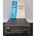 Yaesu FRG-100 Radio Receiver with Instruction Manual (Untested)