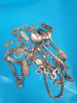 Mixed Lot of Silver, Silver Plate, Earrings etc