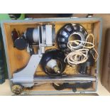 Vintage Russian Zenith Photographic Enlarger with original case.  Untested.