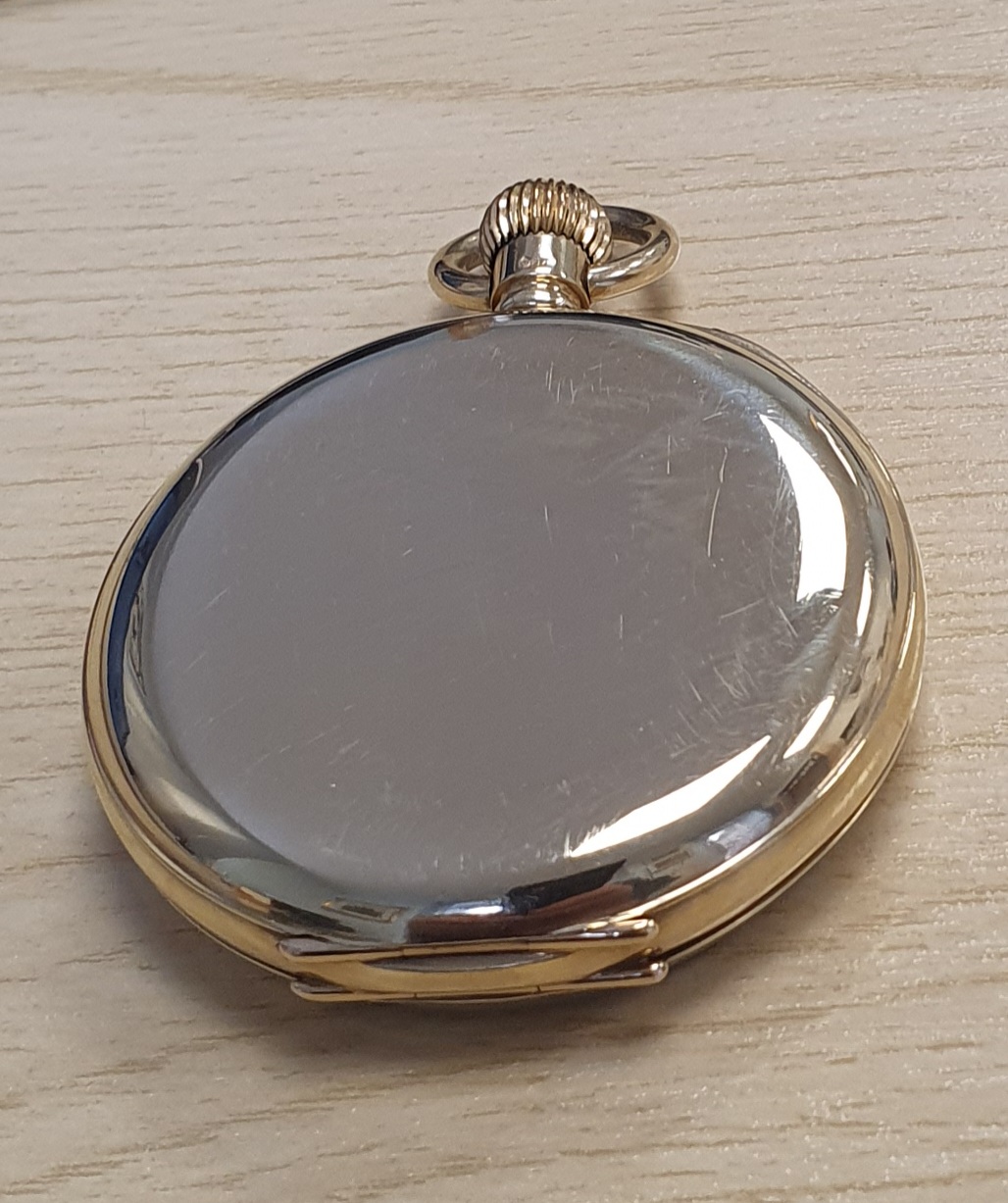 9ct Gold Record Pocket Watch in working order with weight of 87.05g. Free UK Postage on this Lot - Image 3 of 4