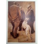 Norman Cornish Open Edition Mounted and Unframed Colour Print, Titled "A Dead Cert". Free UK Post