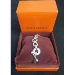 Old Florence Silver Link Bracelet in Original Box, weight 39.5g. Free UK Postage on this Lot.