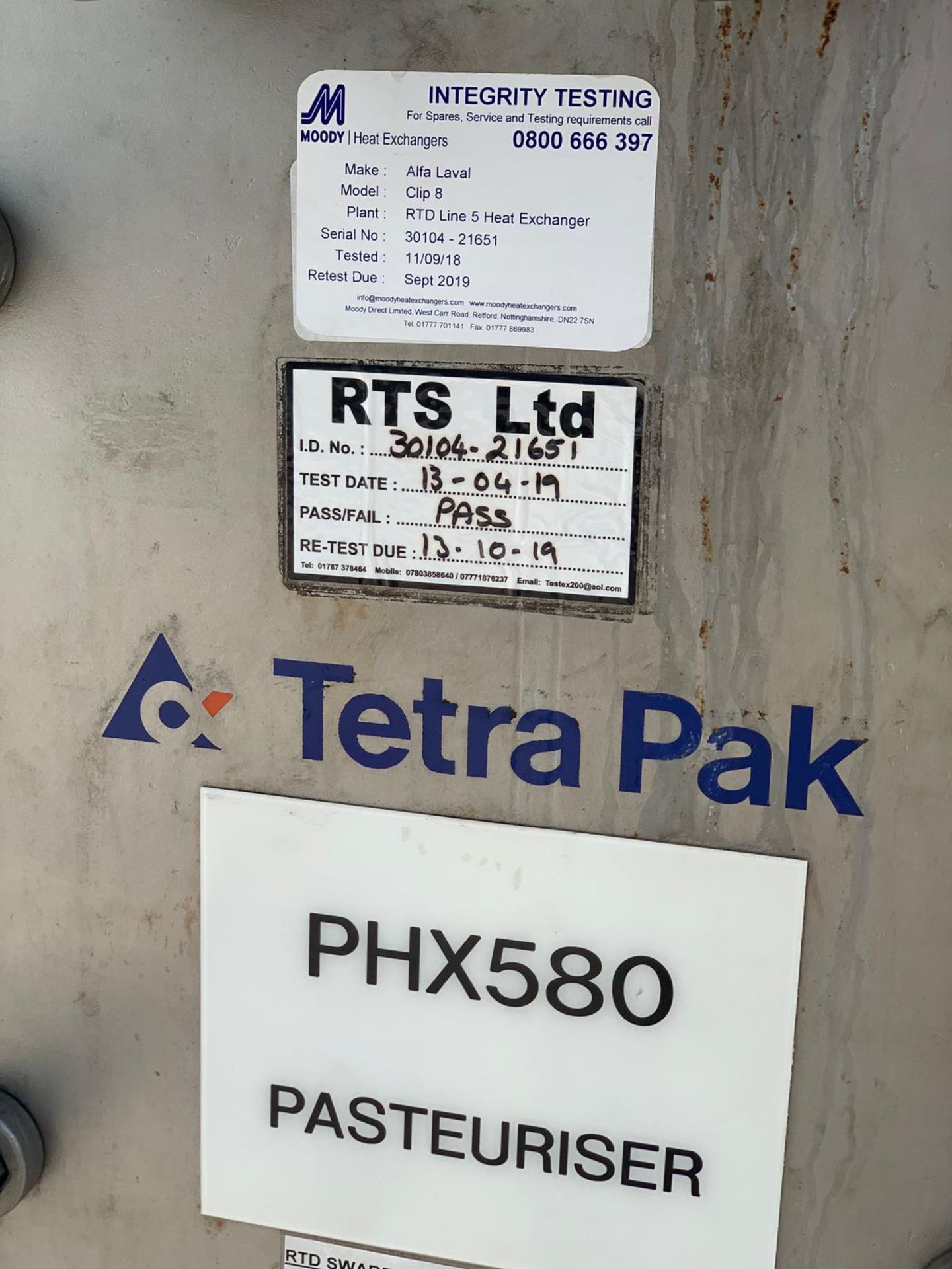 TETRA PAK HEAT EXCHANGER - Image 8 of 8