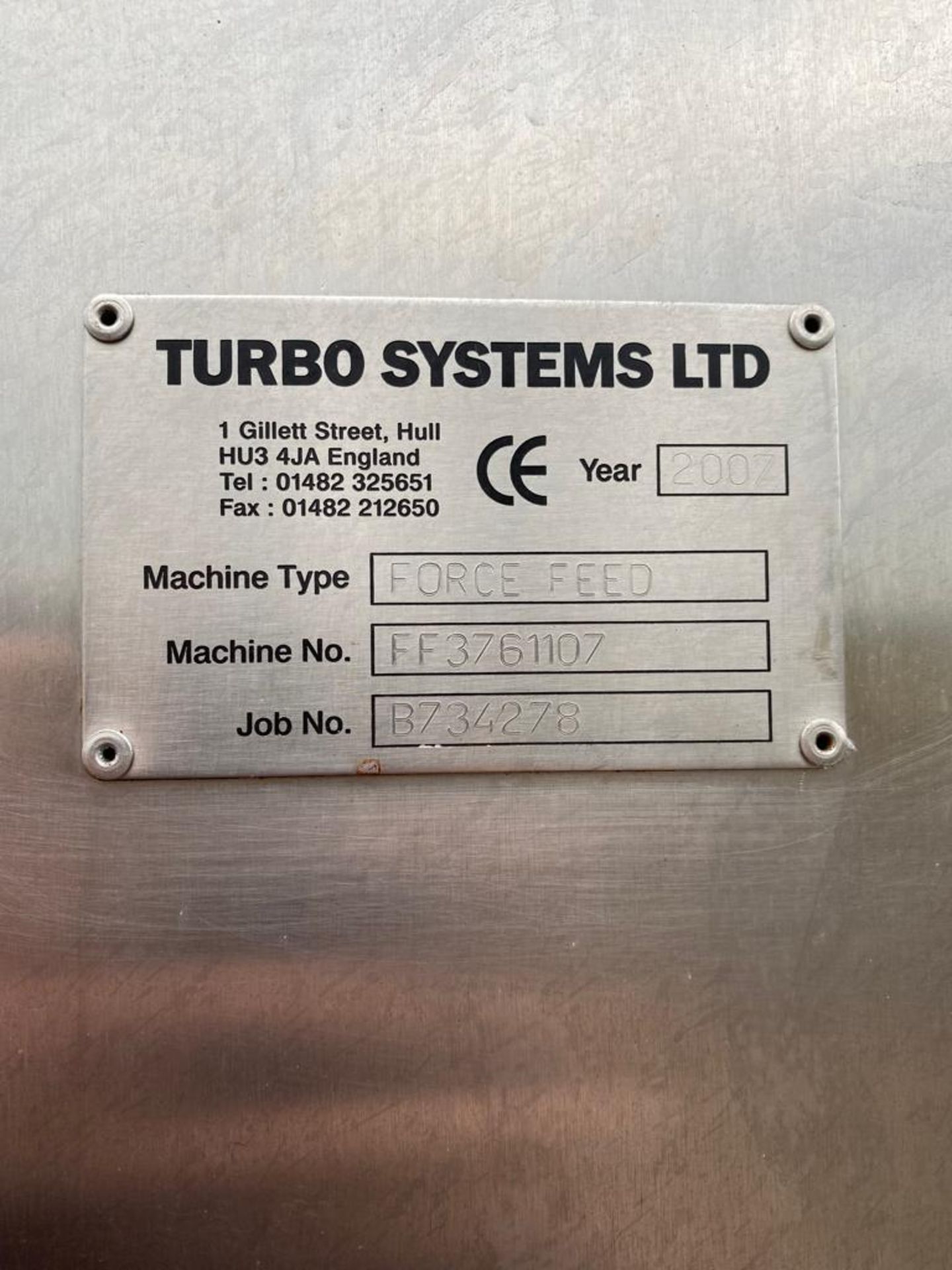 TURBO SYSTEMS DEPOSITOR - Image 5 of 7