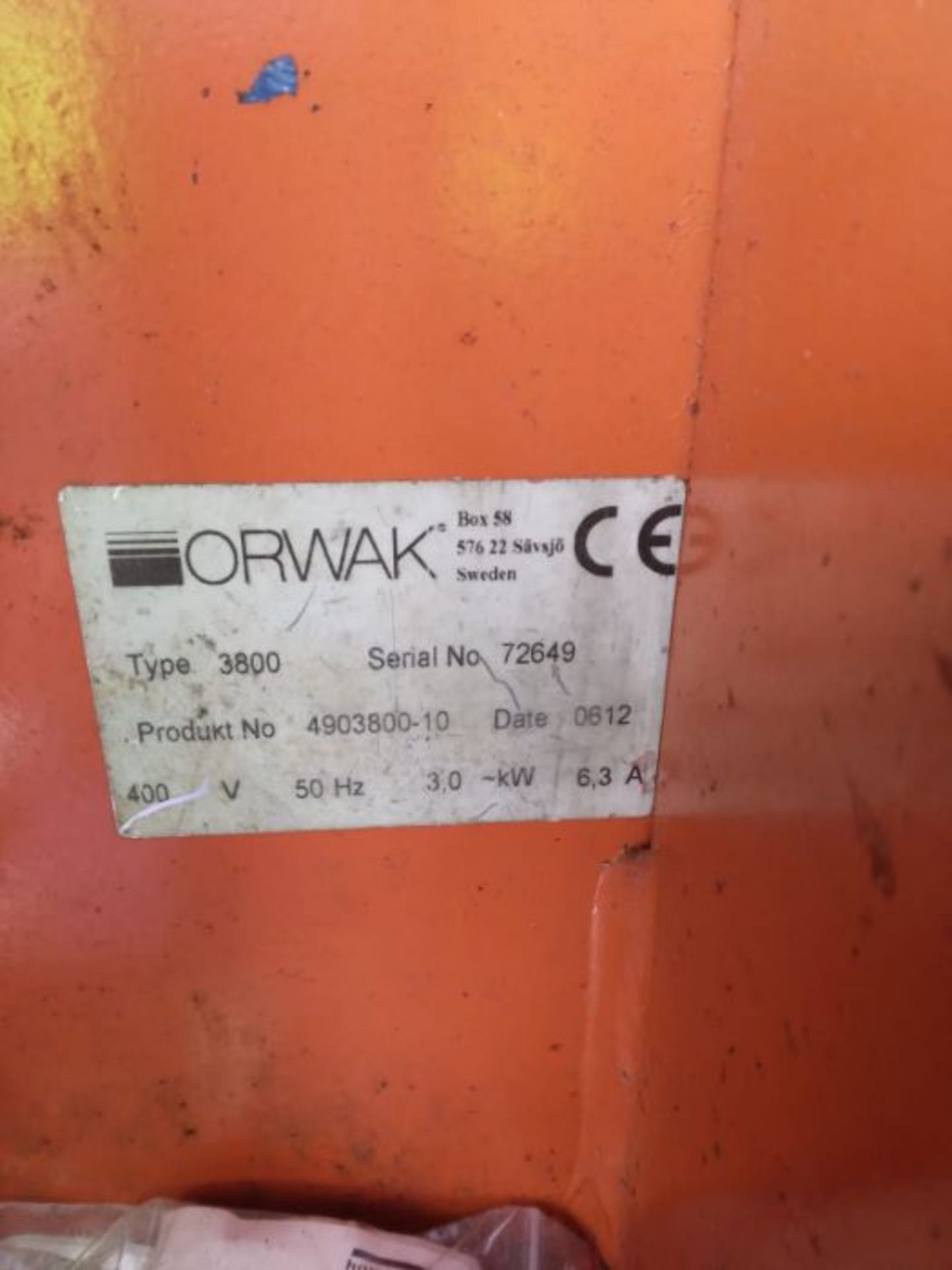 ORWAK WASTE BALER - Image 2 of 2