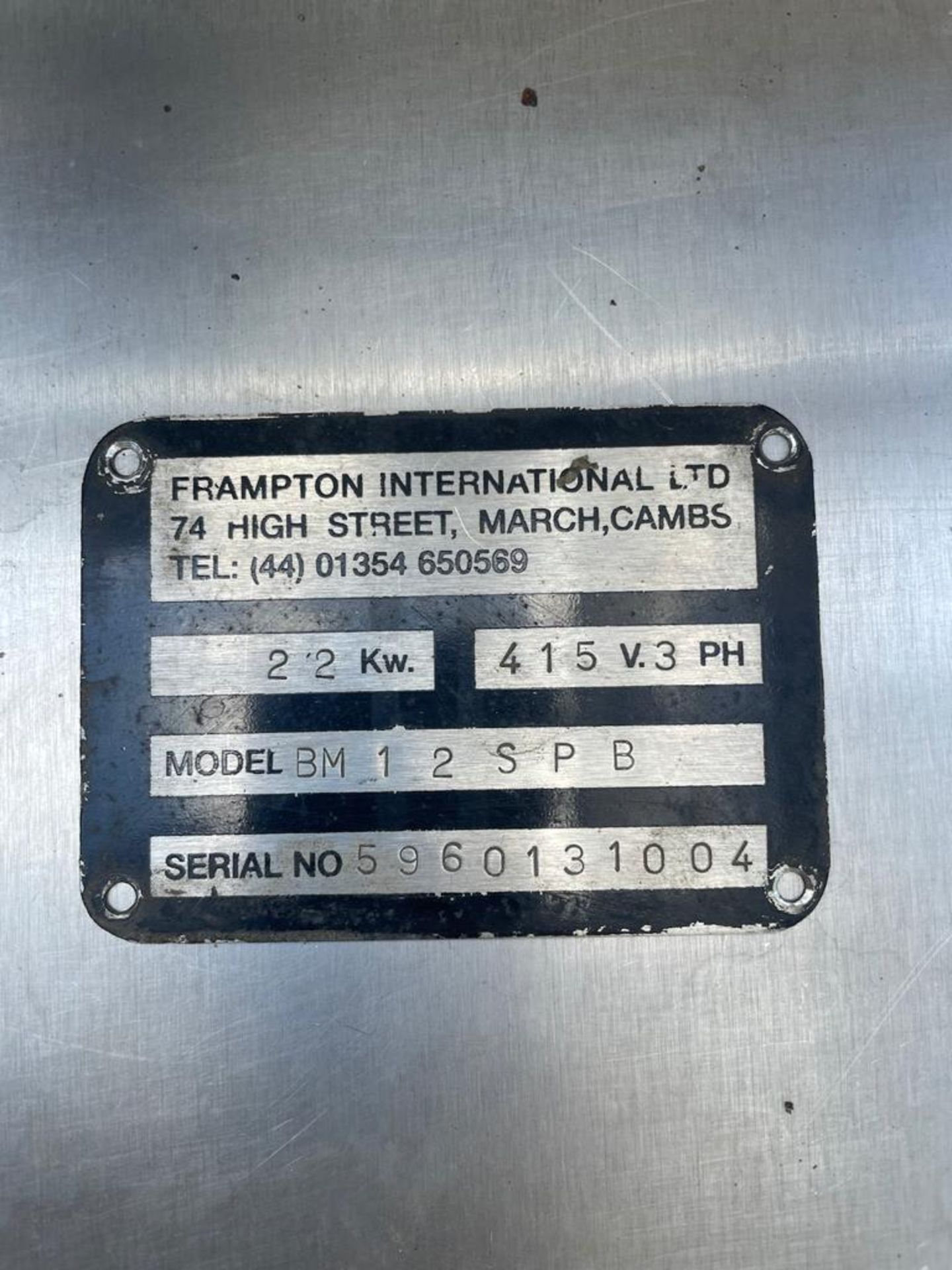 FRAMPTON CONTINUOUS GRILL - Image 9 of 9
