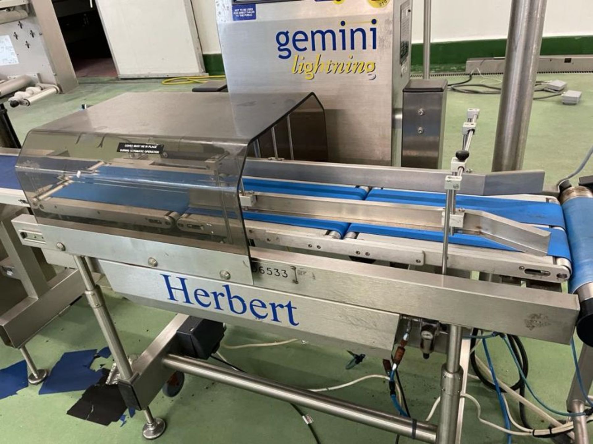 HERBERT GEMINI CHECKWEIGHER AND LABELLING SYSTEM - Image 5 of 7