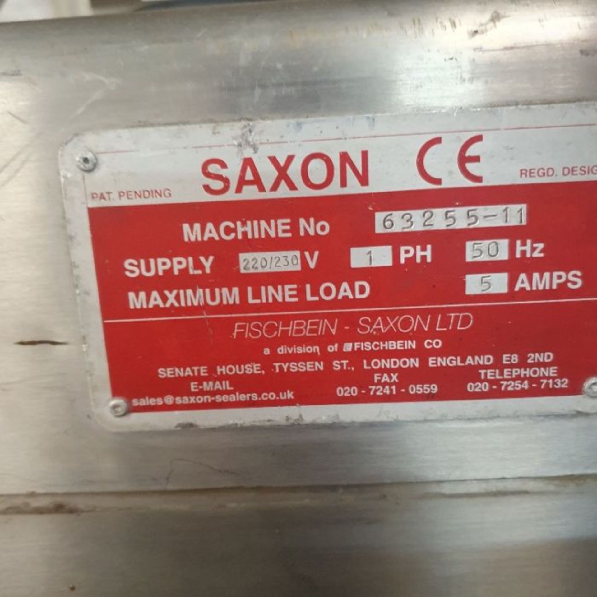 SAXON 5 BAG SEALER - Image 4 of 5