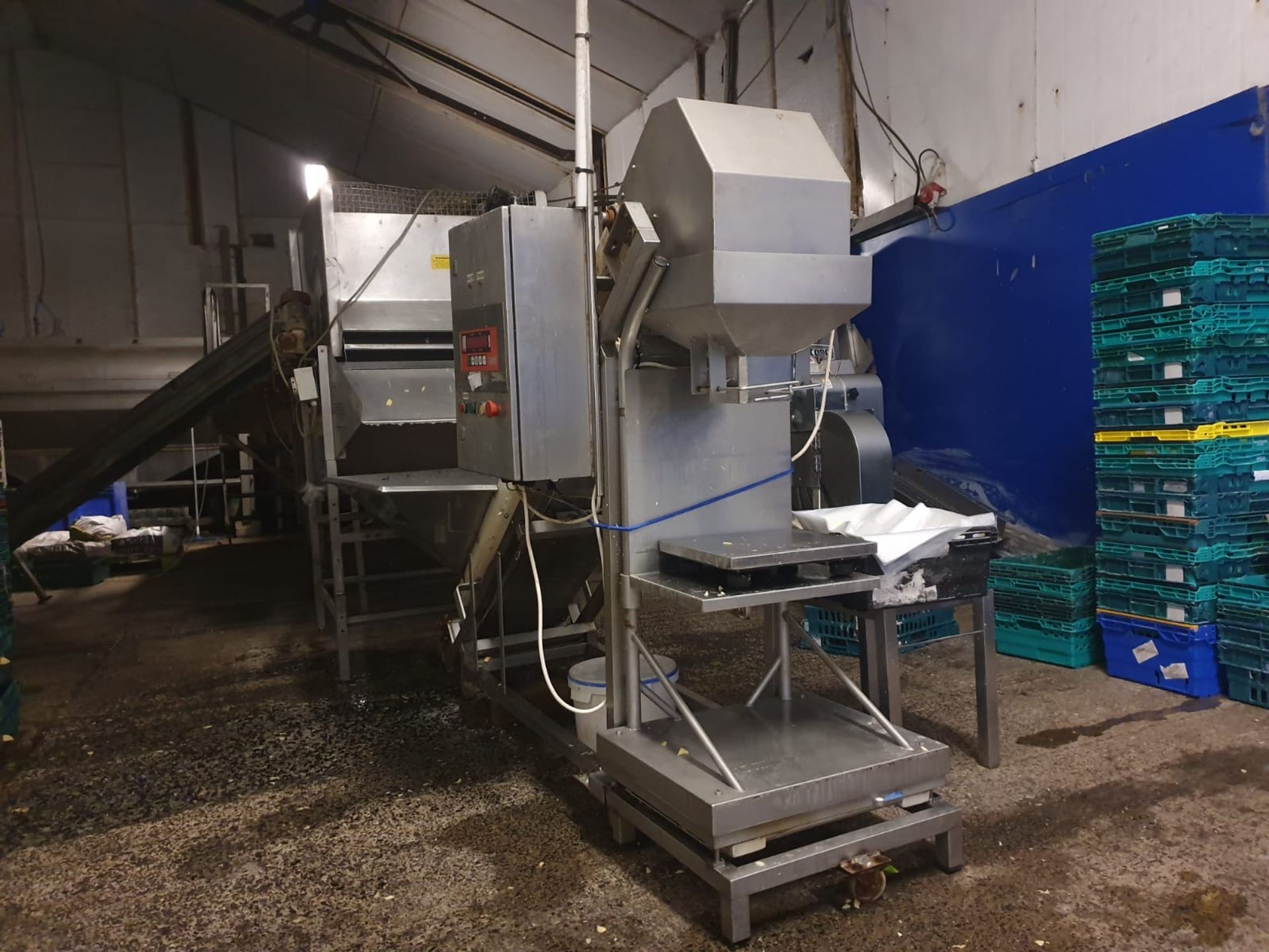 COMPLETE POTATO PEELING, WASHING AND BAGGING SYSTEM
