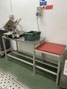STAINLESS STEEL PREPARATION TABLE