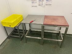 STAINLESS STEEL PREPARATION TABLE