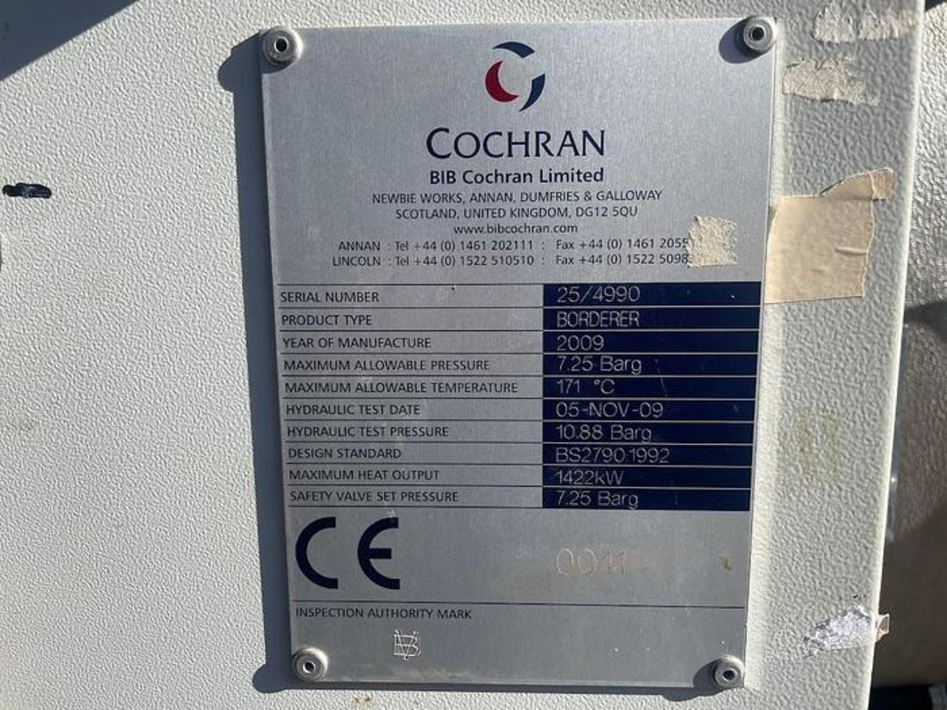 COCHRAN STEAM BOILER - Image 6 of 9