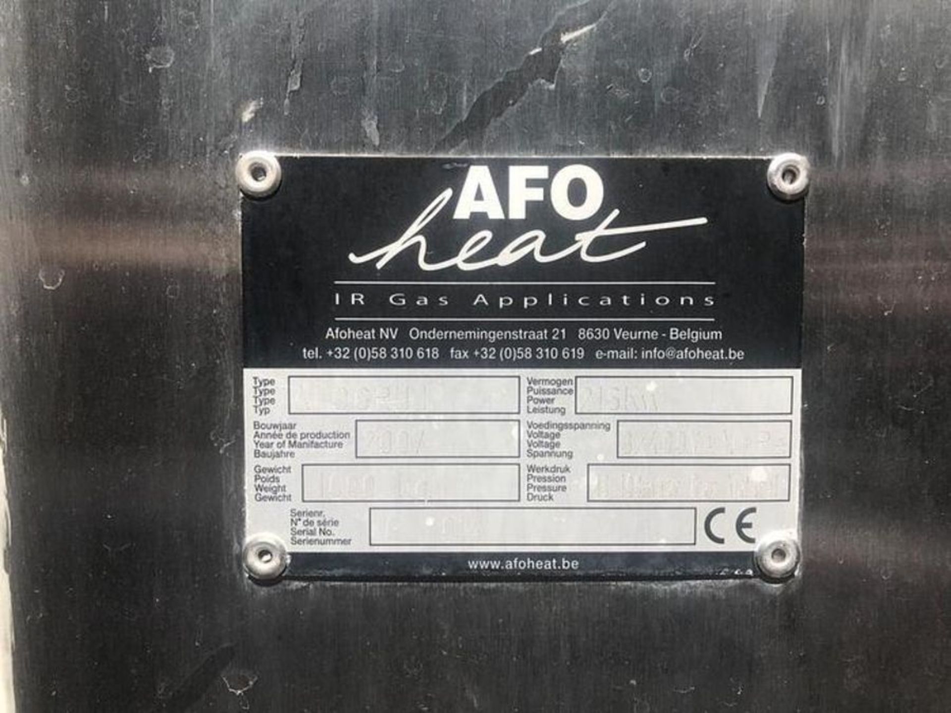 AFOHEAT GAS-FIRED GRILL - Image 4 of 4