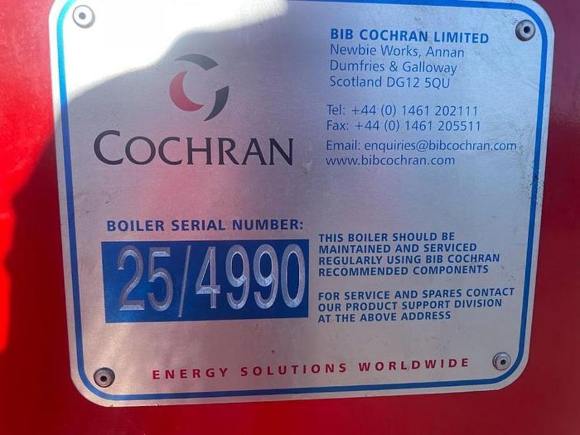 COCHRAN STEAM BOILER - Image 7 of 9