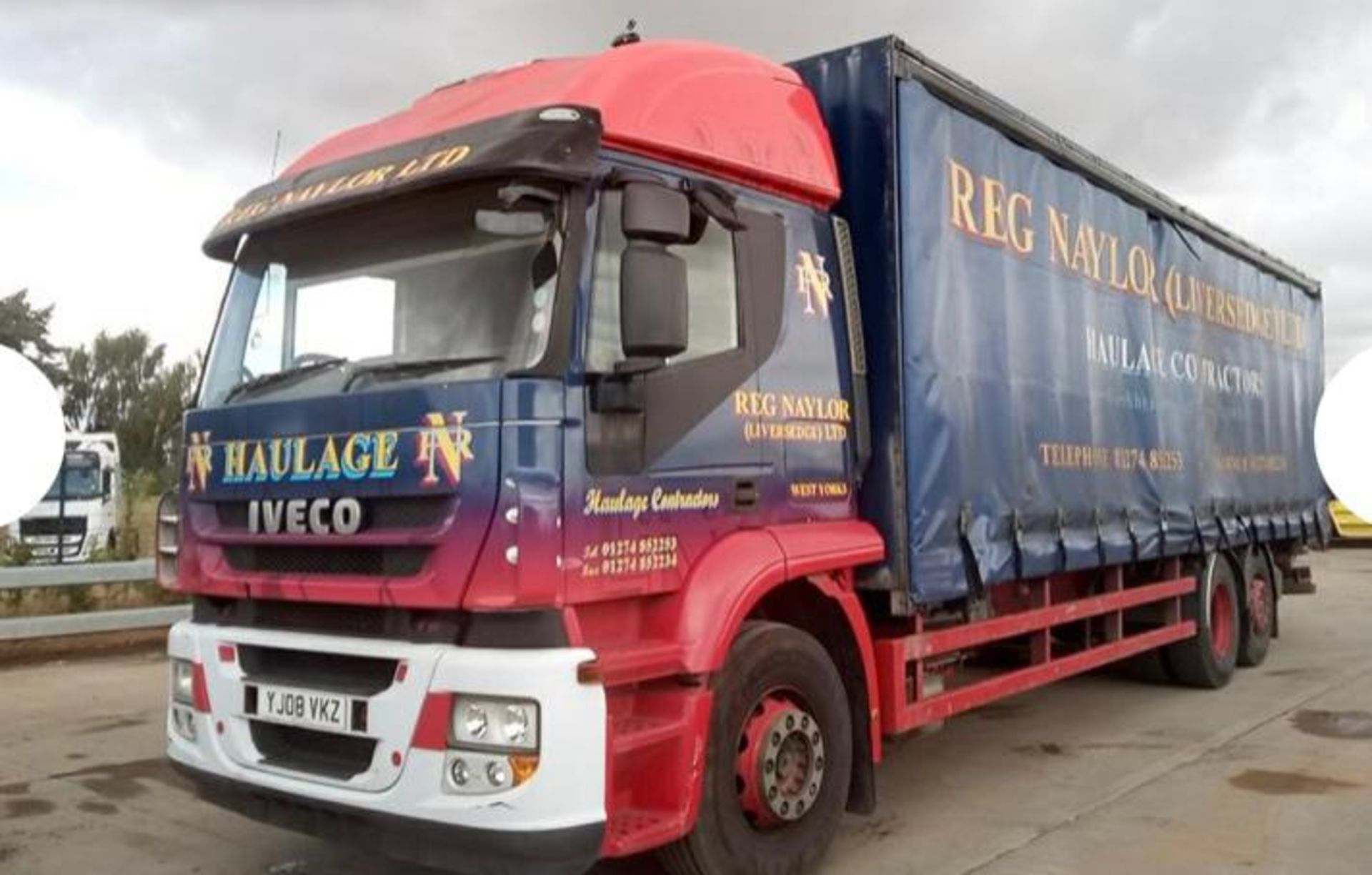 2008 IVECO STRALIS CURTAINSIDE LORRY