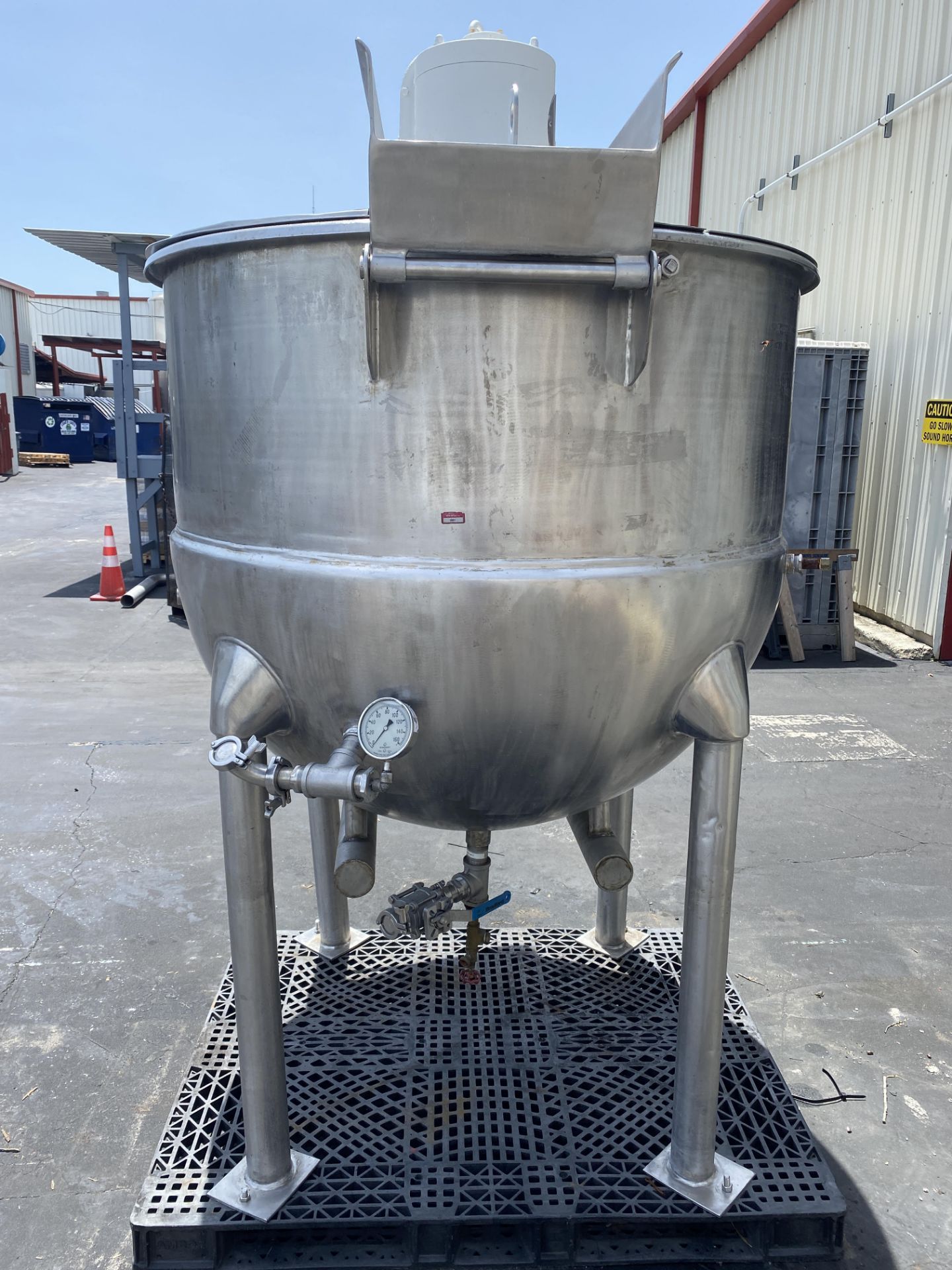 300 Gallon Hamilton Scraper Kettle - Image 3 of 8