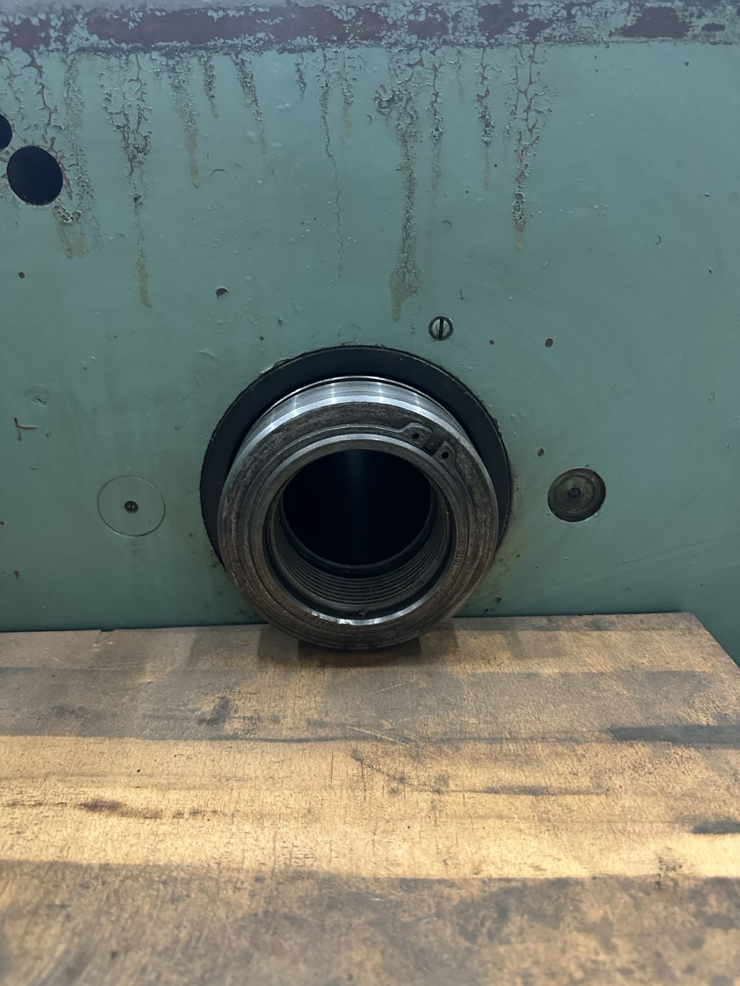 TOS SUS 80 LATHE, 32" X 130" CC, 15" 6-JAW CHUCK, TAILSTOCK, (2) STEADY RESTS, DUPLOMATIC TA-175 - Image 18 of 27