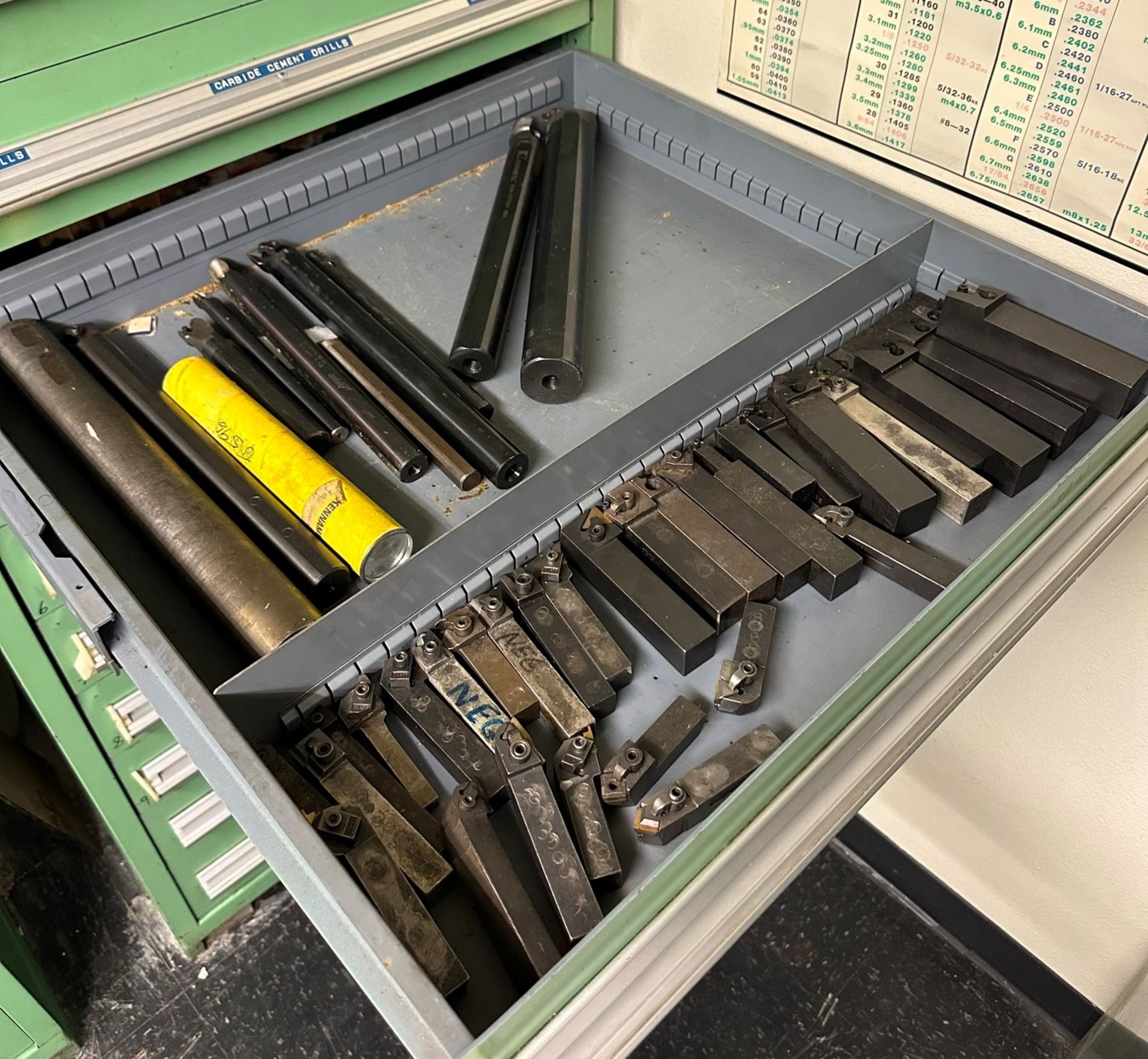VIDMAR 11-DRAWER TOOL CABINET, W/ CONTENTS OF TOOLING - Image 5 of 13