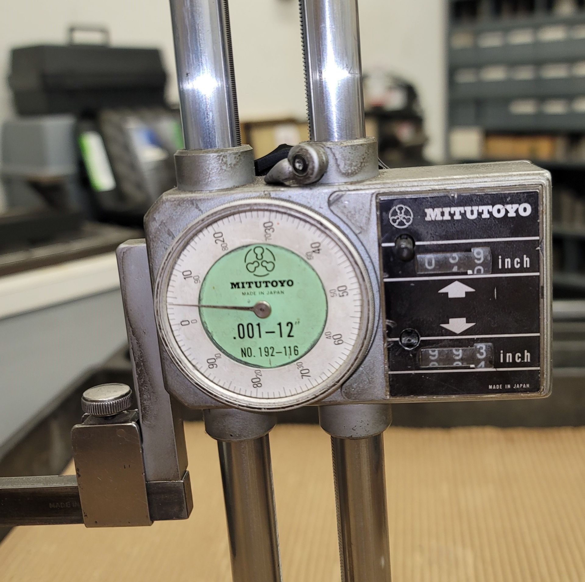 MITUTOYO 12" DIAL HEIGHT GAGE W/ COUNTER, NO. 192-116 - Image 2 of 3