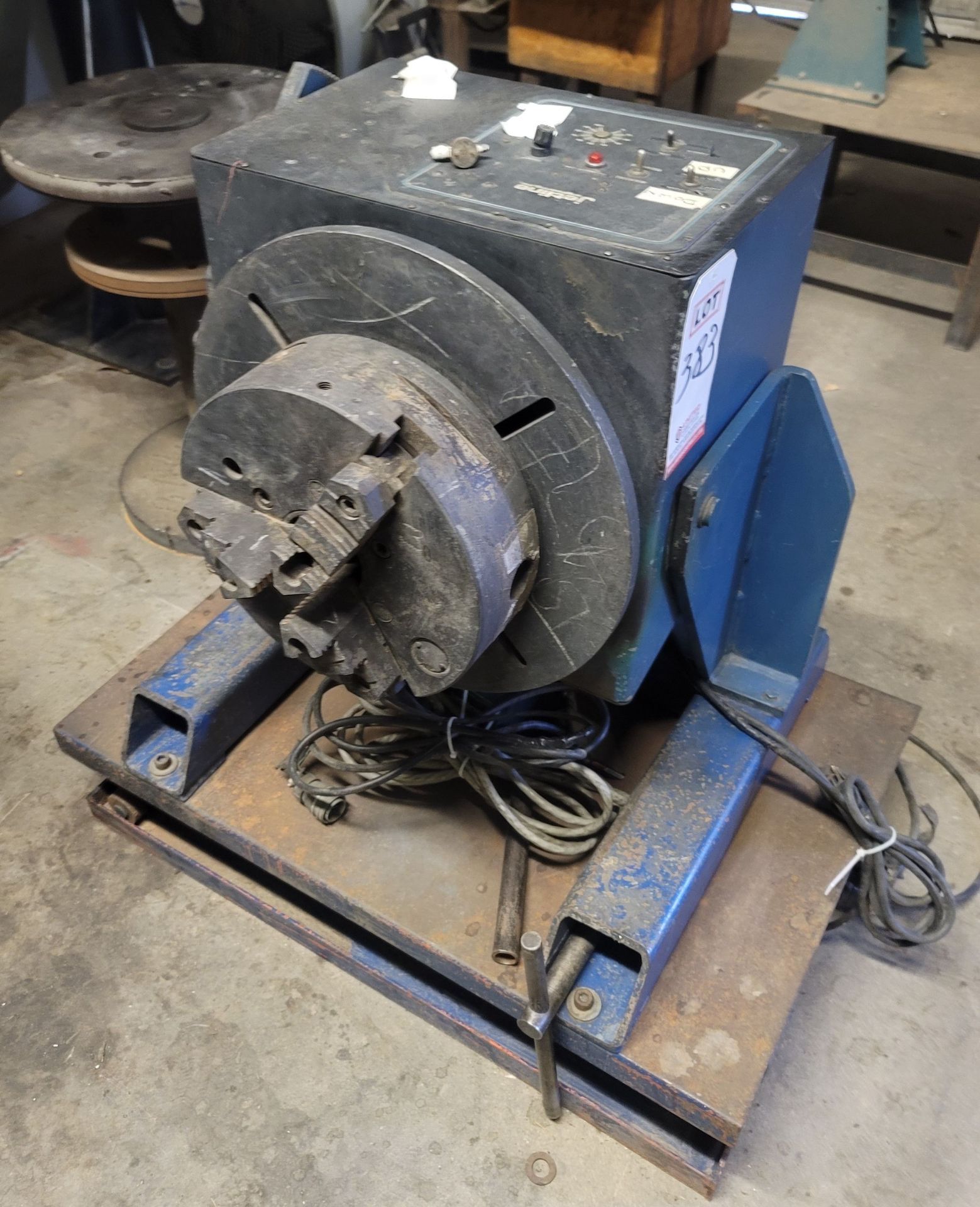 JETLINE WELDING POSITIONER, W/ 12" 3-JAW CHUCK