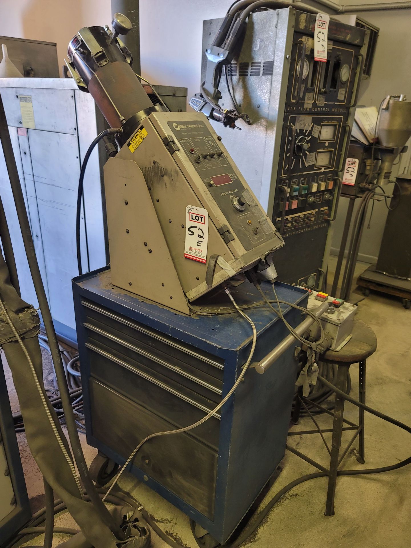 MILLER THERMAL 1264 POWDER FEEDER, STELLITE CHILLER, STELLITE FLAME CONTROL - Image 4 of 6