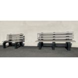 LOT - (2) HEAVY DUTY BENCHES: (1) 4' AND (1) 6'