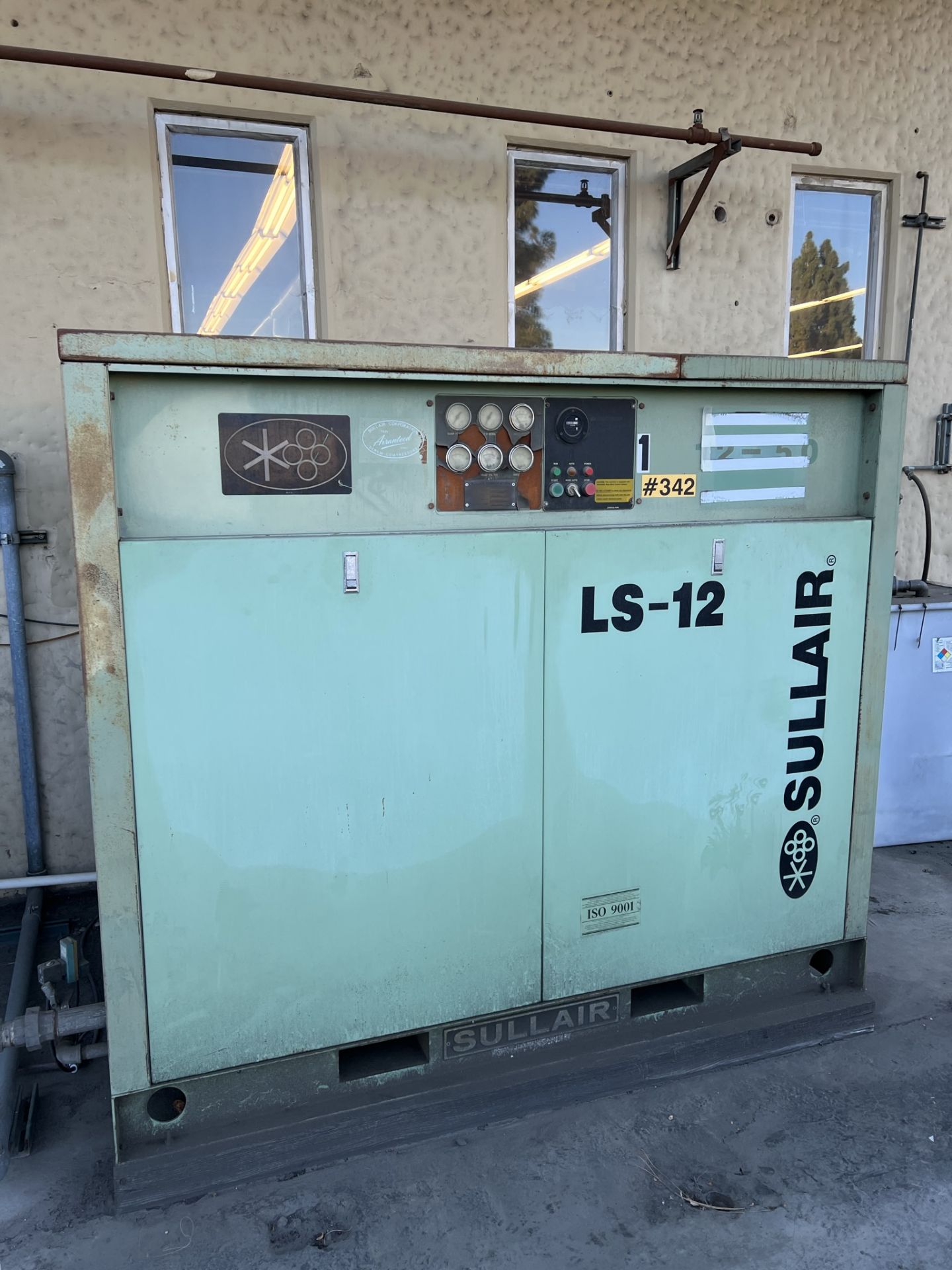 SULLAIR AIR COMPRESSOR, MODEL 12BF-50H ACAC, 50 HP, S/N 003-74553