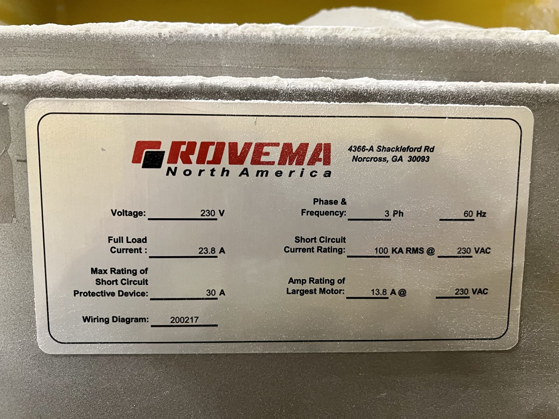 ROVEMA VPI-260 VERTICAL FORM & SEAL BAGGER, BAG SIZE RANGE 60MM-260MM WIDTH, 40MM-340MM LENGTH, - Image 26 of 28