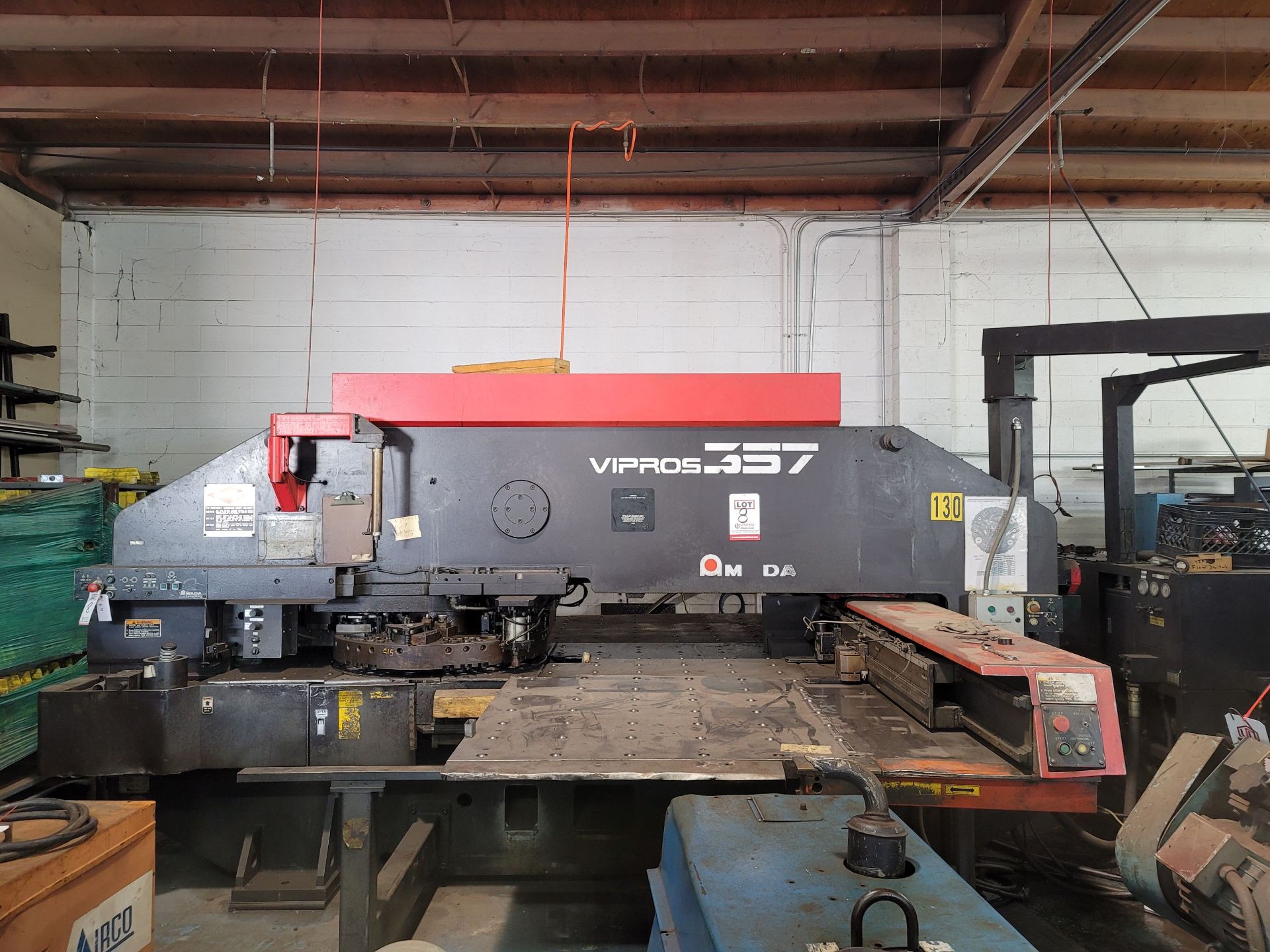 1993 AMADA VIPROS 357 TURRET PUNCH PRESS, MODEL VP 305072, 30-TON CAPACITY, 45-STATION THICK TURRET,