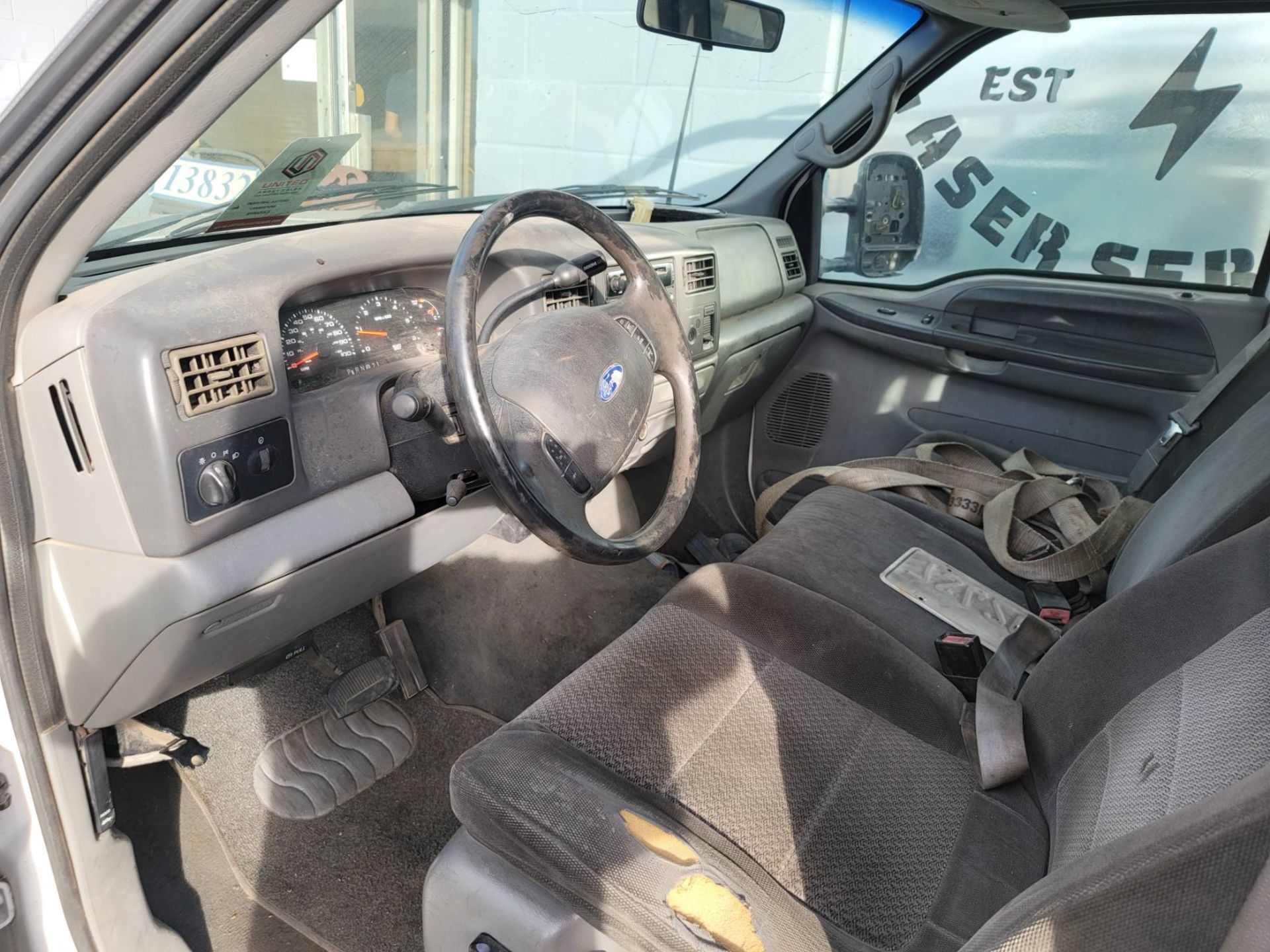 2002 FORD F-250 SUPER DUTY GAS PICKUP TRUCK, EXTRA CAB, PULL OUT SLIDING BED, TRITON V-10, VIN: - Image 7 of 12