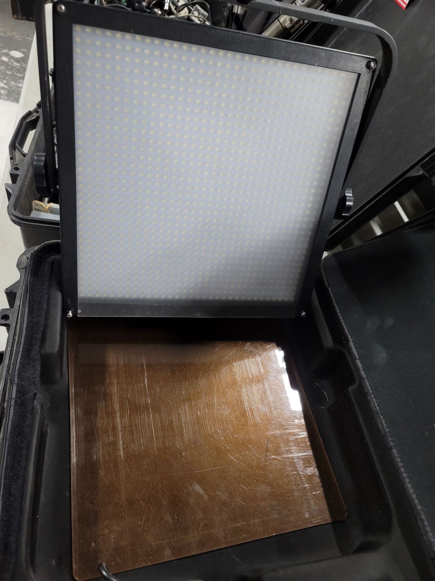 LISHUAI FILM & TV EQUIPMENT 1' X 1' LIGHT PANEL, W/ PELICAN CASE - Image 2 of 2