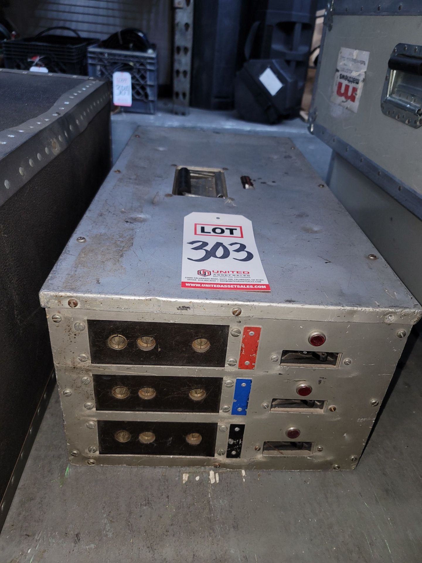 MOLE-RICHARDSON TYPE 4671 POWER DISTRIBUTION BOX, S/N 516