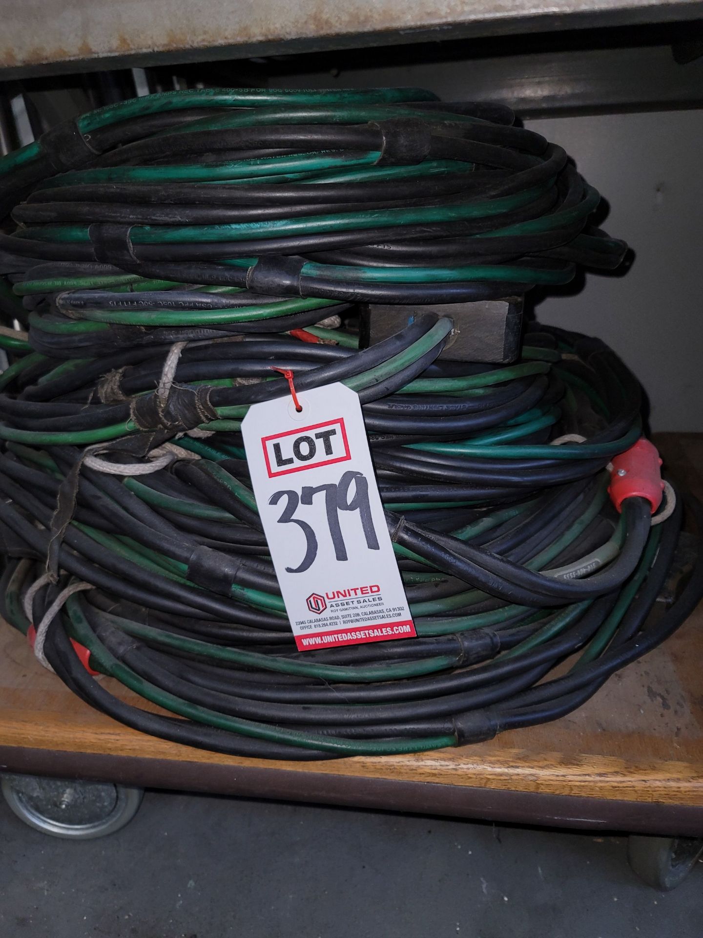 LOT - ELECTRIC CABLES, AS PICTURED