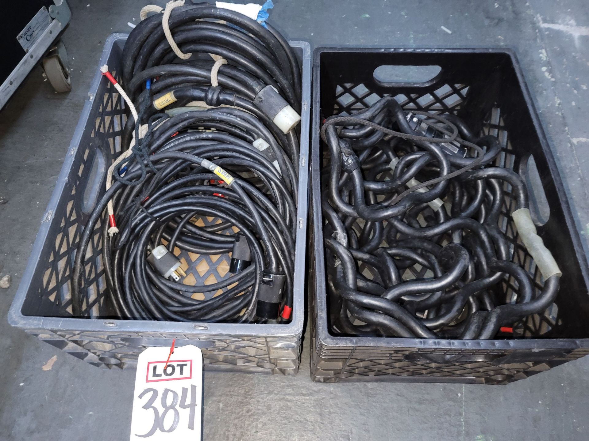 LOT - ELECTRIC CABLES, AS PICTURED