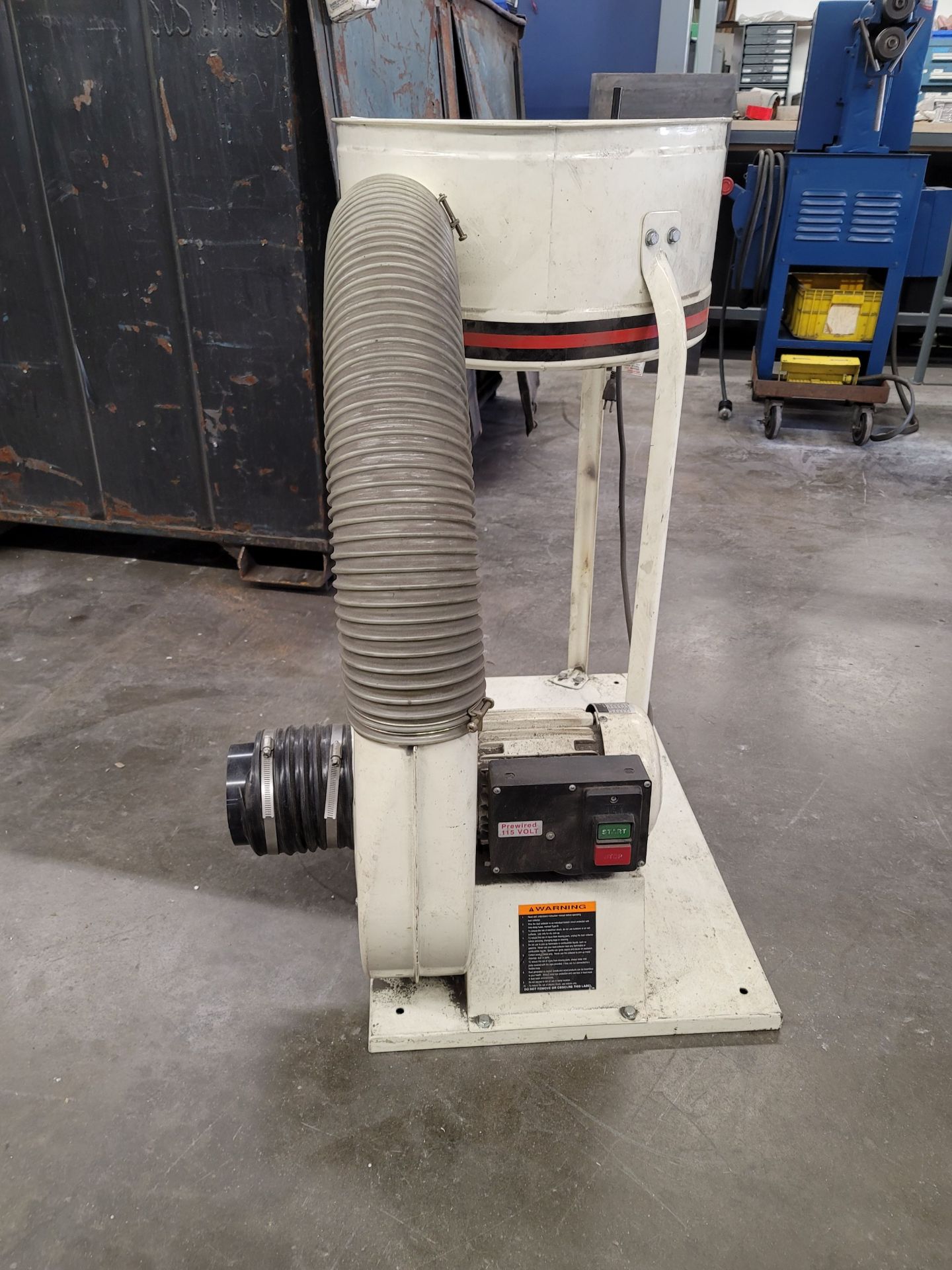 JET 1100 CFM DUST COLLECTOR, MODEL DC-1100A, 1-1/2 HP, SINGLE PHASE, S/N 40713873, MISSING THE - Image 4 of 4
