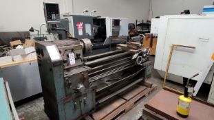 VICTOR 2060 ENGINE LATHE, 220V/3-PHASE, W/ NEWALL C80 DRO, 10" 6-JAW SELF-CENTERING CHUCK,
