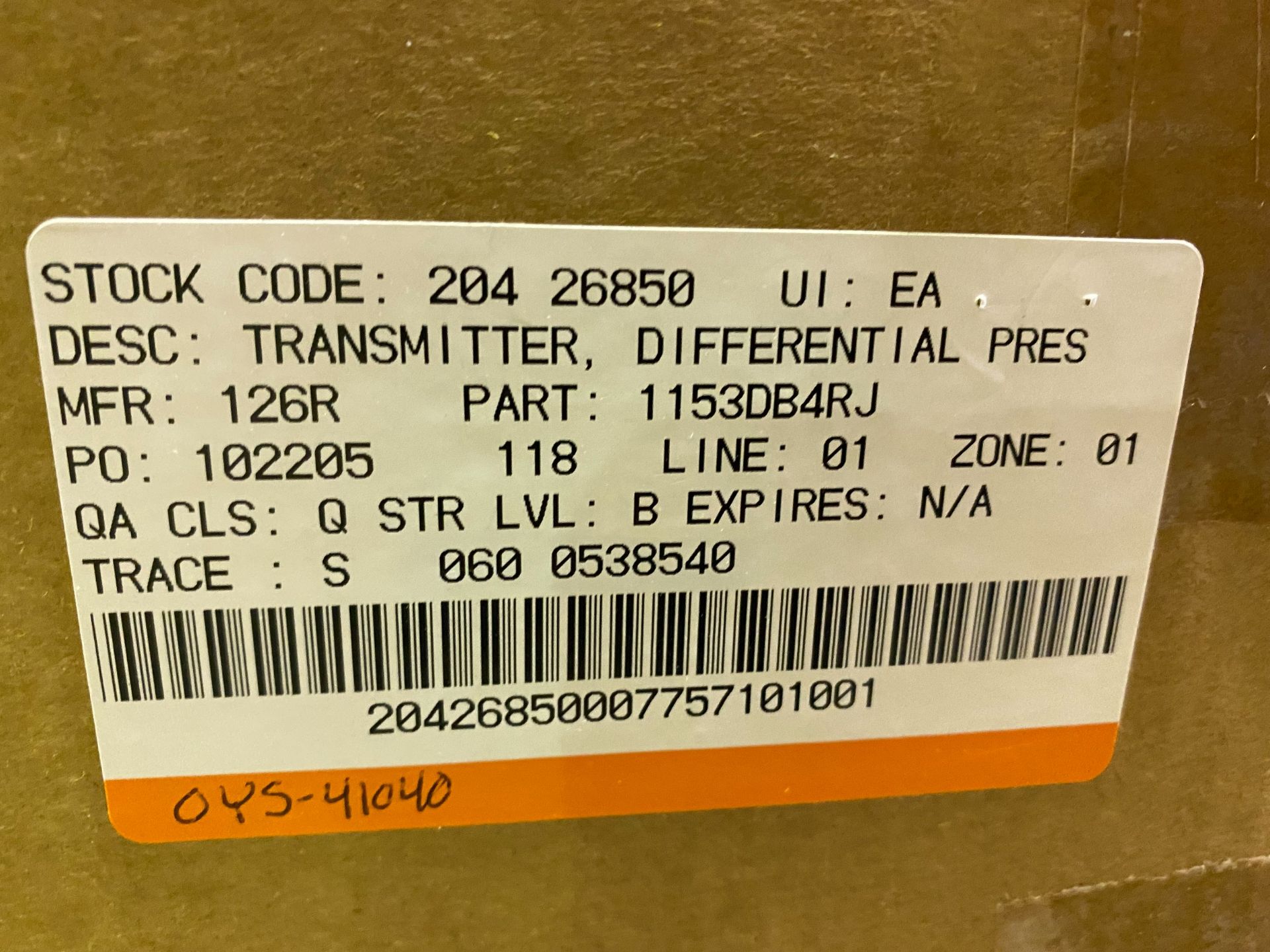 PALLET OF GAGES, REGULATORS, DIFFERENTIAL TRANSMITTERS & MISC. - Image 4 of 9