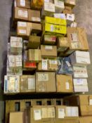 PALLET OF GAGES, VALVES, DIFFERENTIAL TRANSMITTERS & MISC.