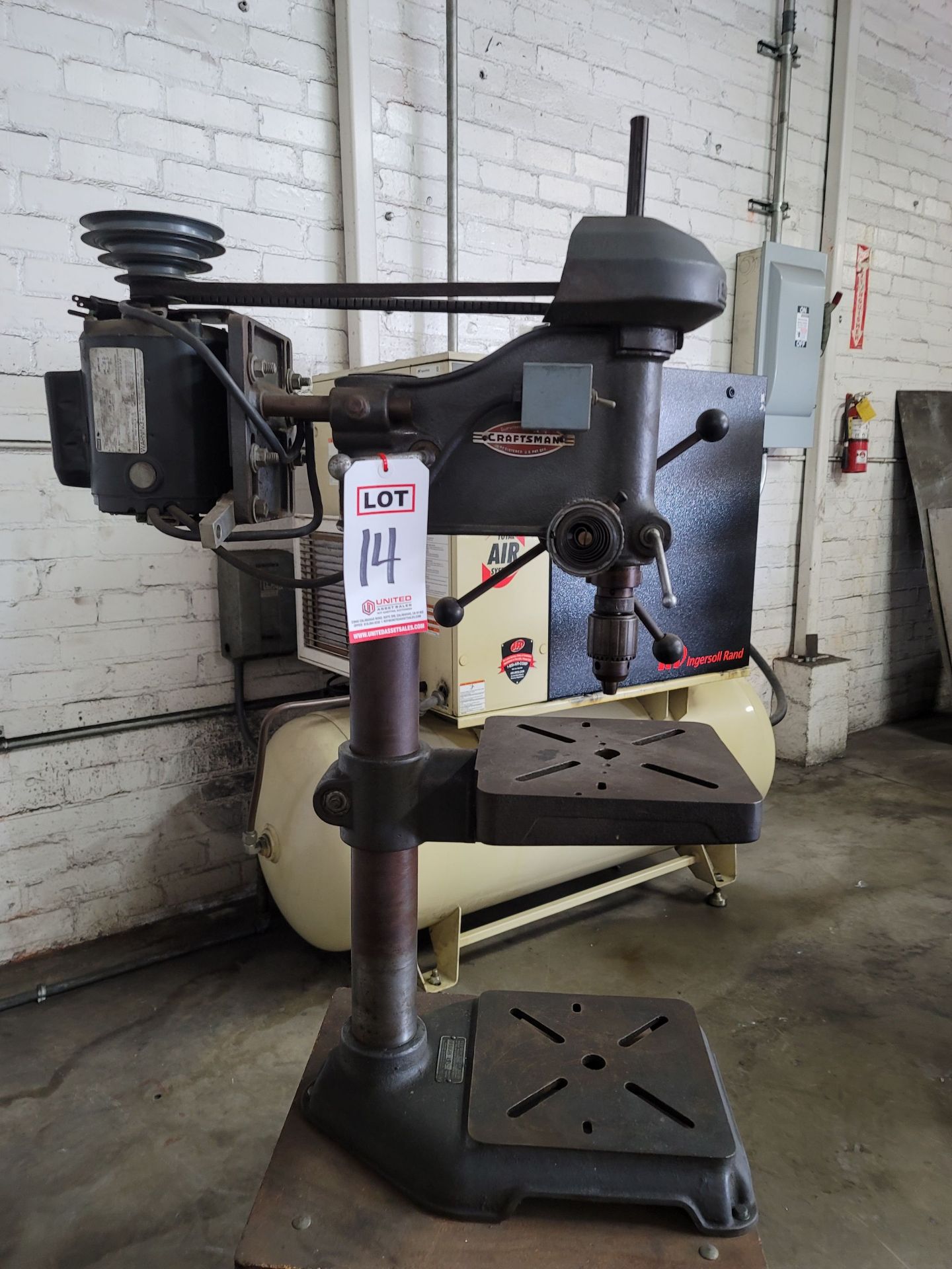 CRAFTSMAN 15" BENCHTOP DRILL PRESS W/ ATTACHED STAND, MODEL 101.24810, 1/2 HP - Image 2 of 3