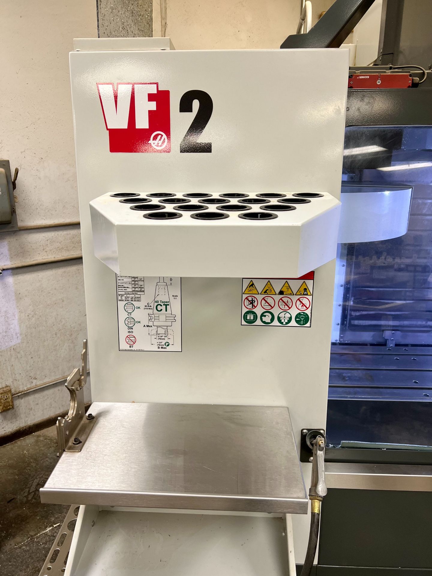 2016 HAAS VF-2 VERTICAL MACHINING CENTER, POWER ON TIME HOURS IS LESS THAN 1200! - Image 18 of 26