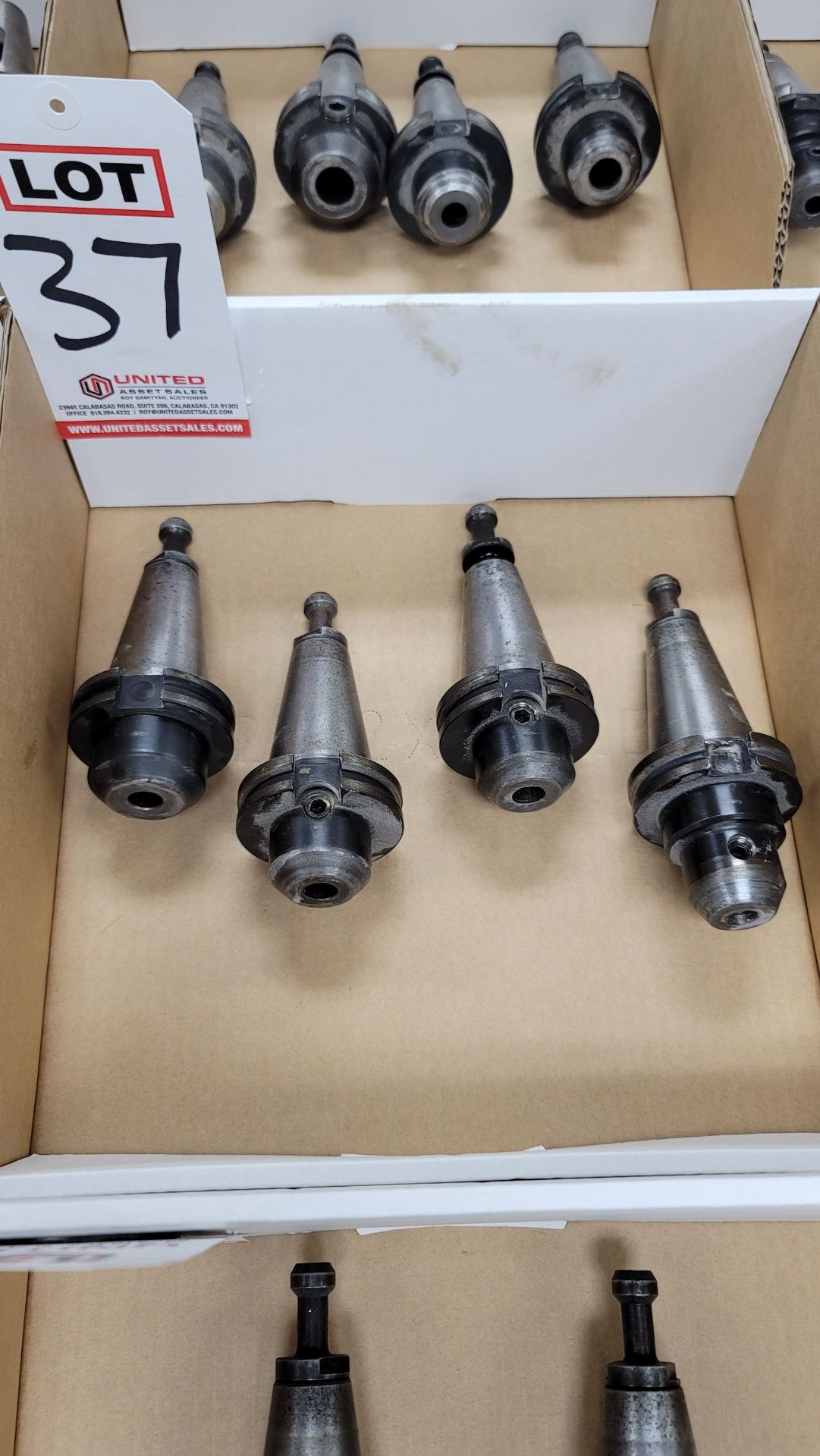 LOT - (4) 40 TAPER TOOL HOLDERS