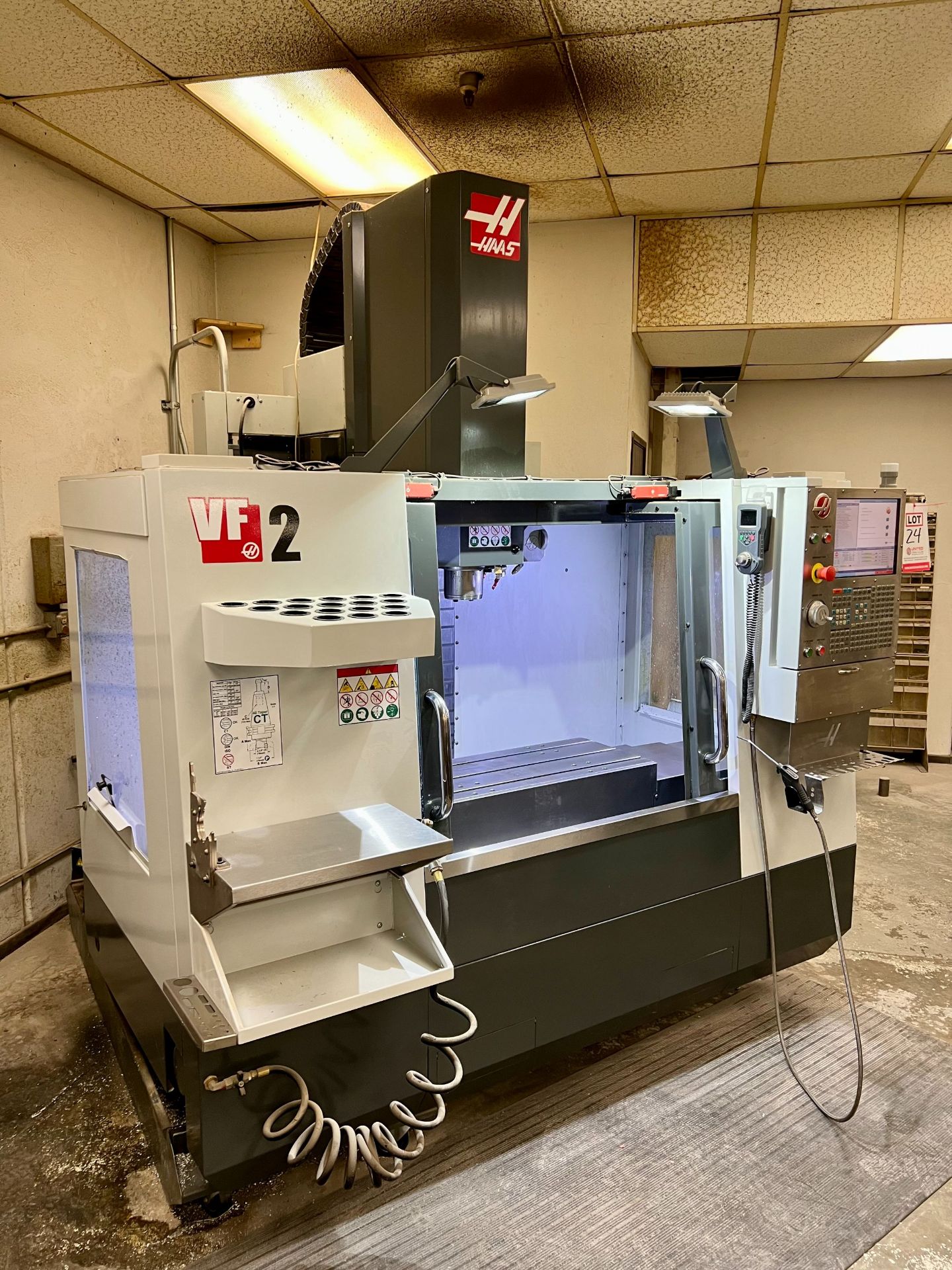 2016 HAAS VF-2 VERTICAL MACHINING CENTER, POWER ON TIME HOURS IS LESS THAN 1200! - Image 10 of 26