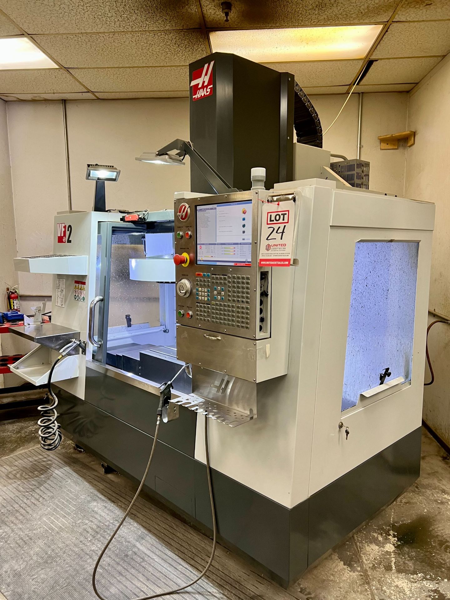 2016 HAAS VF-2 VERTICAL MACHINING CENTER, POWER ON TIME HOURS IS LESS THAN 1200! - Image 11 of 26