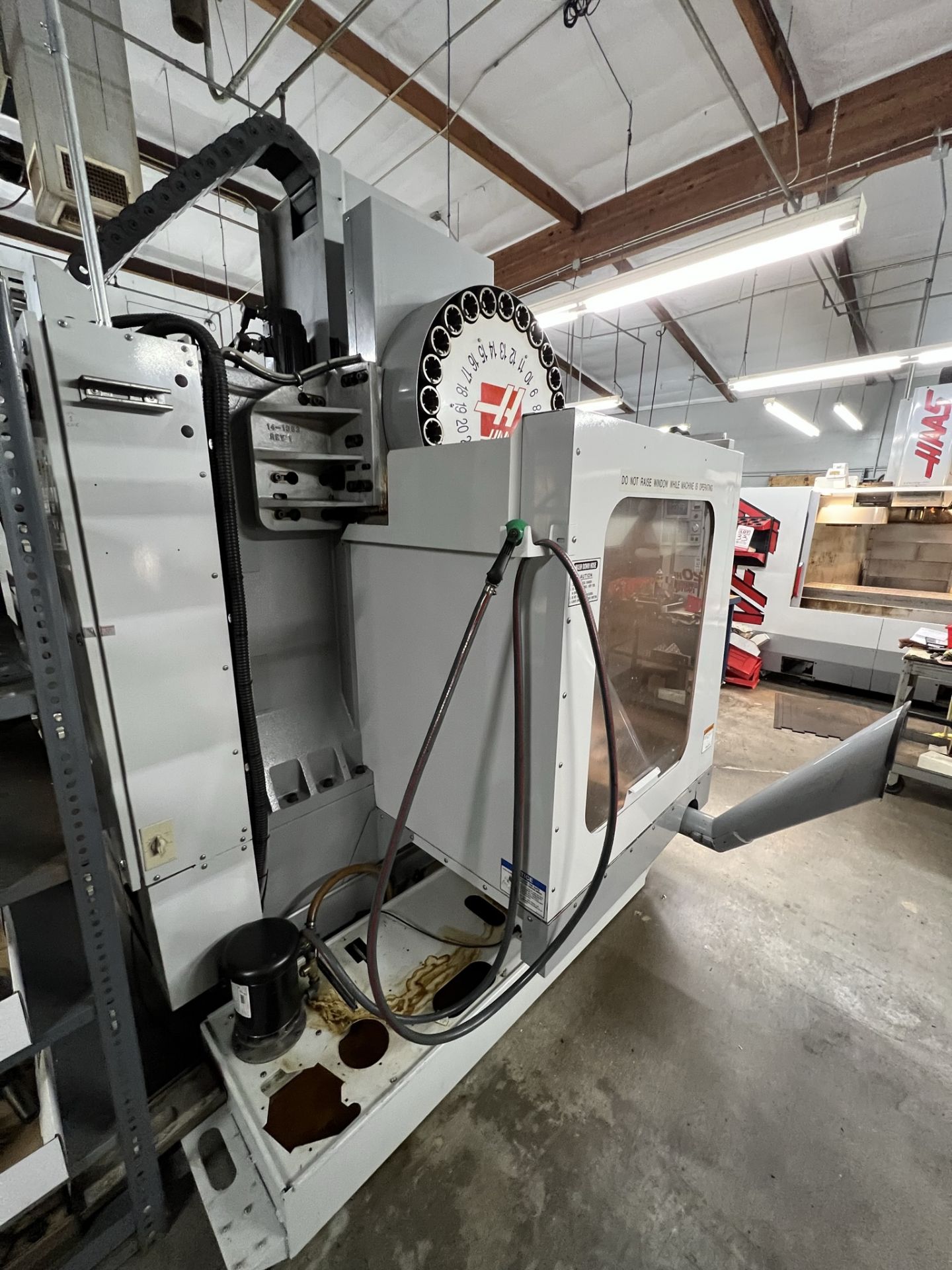 2004 HAAS VF-2B VERTICAL MACHINING CENTER, VOP-D, XYZ TRAVELS: 30" X 16" X 20", 36" X 14" TABLE, - Image 20 of 21