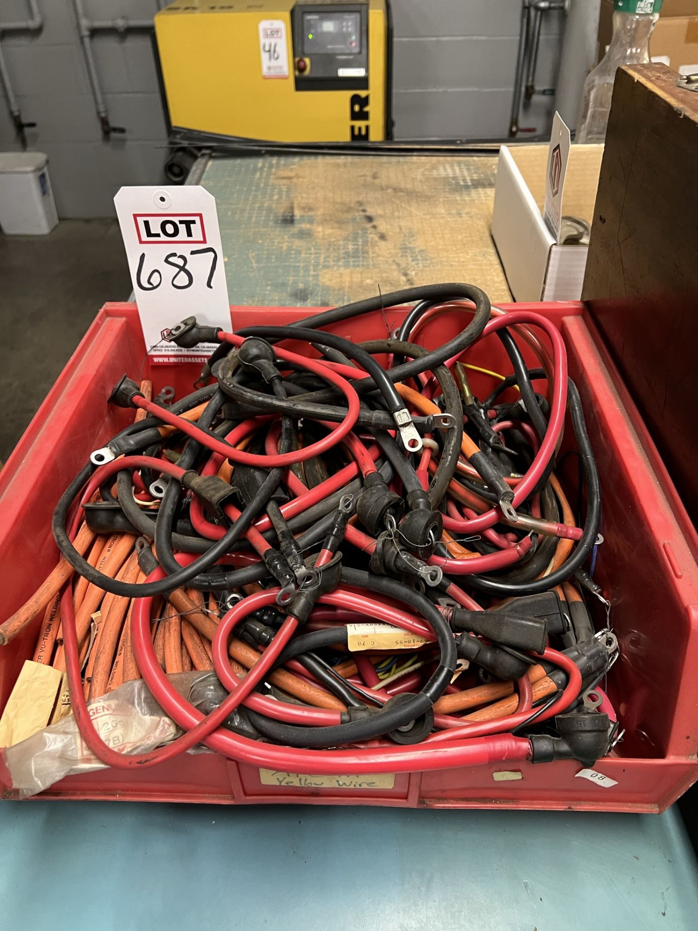 LOT - BATTERY CABLES