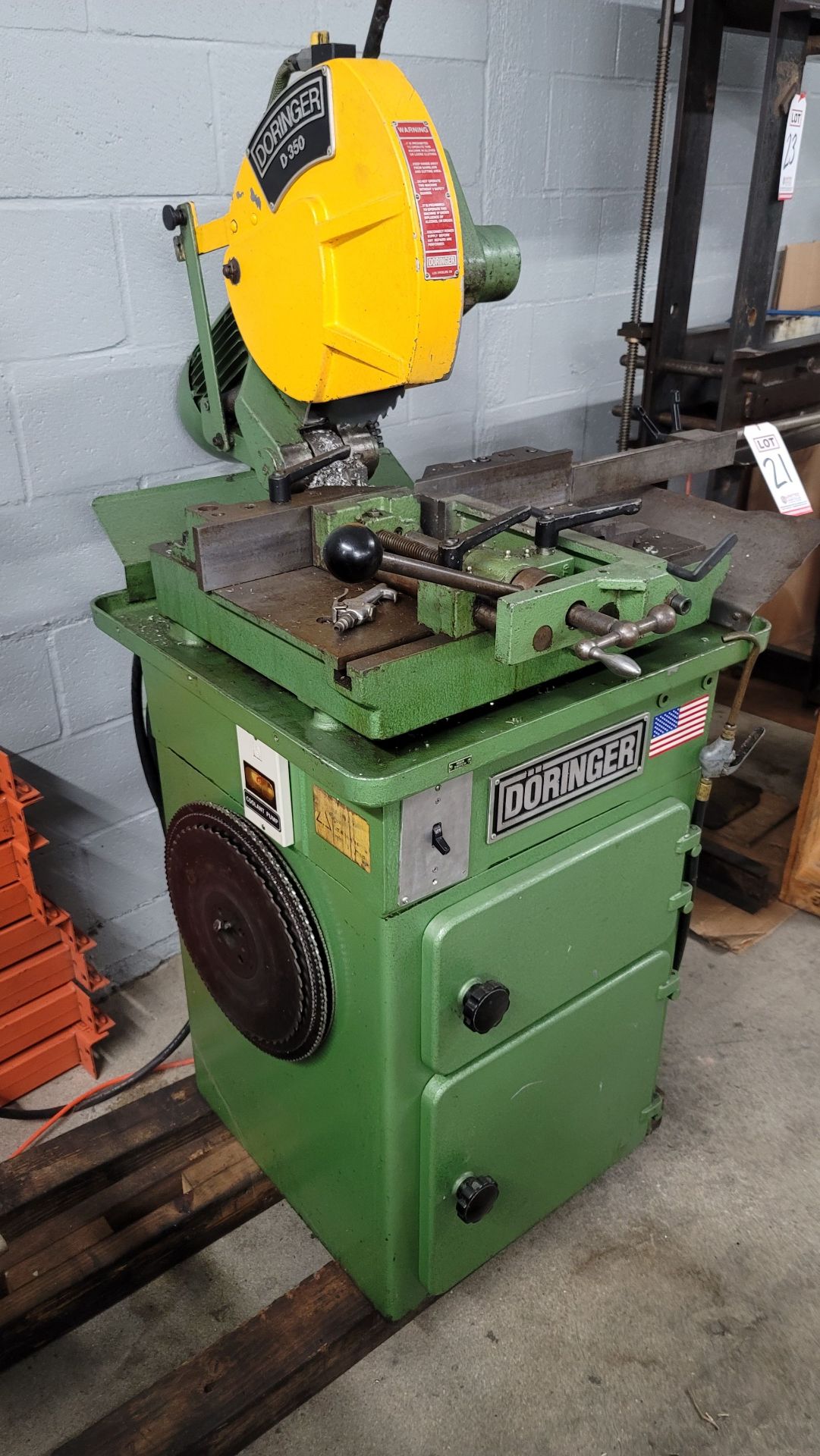 DORINGER D350 14" COLD SAW, S/N 18264 - Image 2 of 2