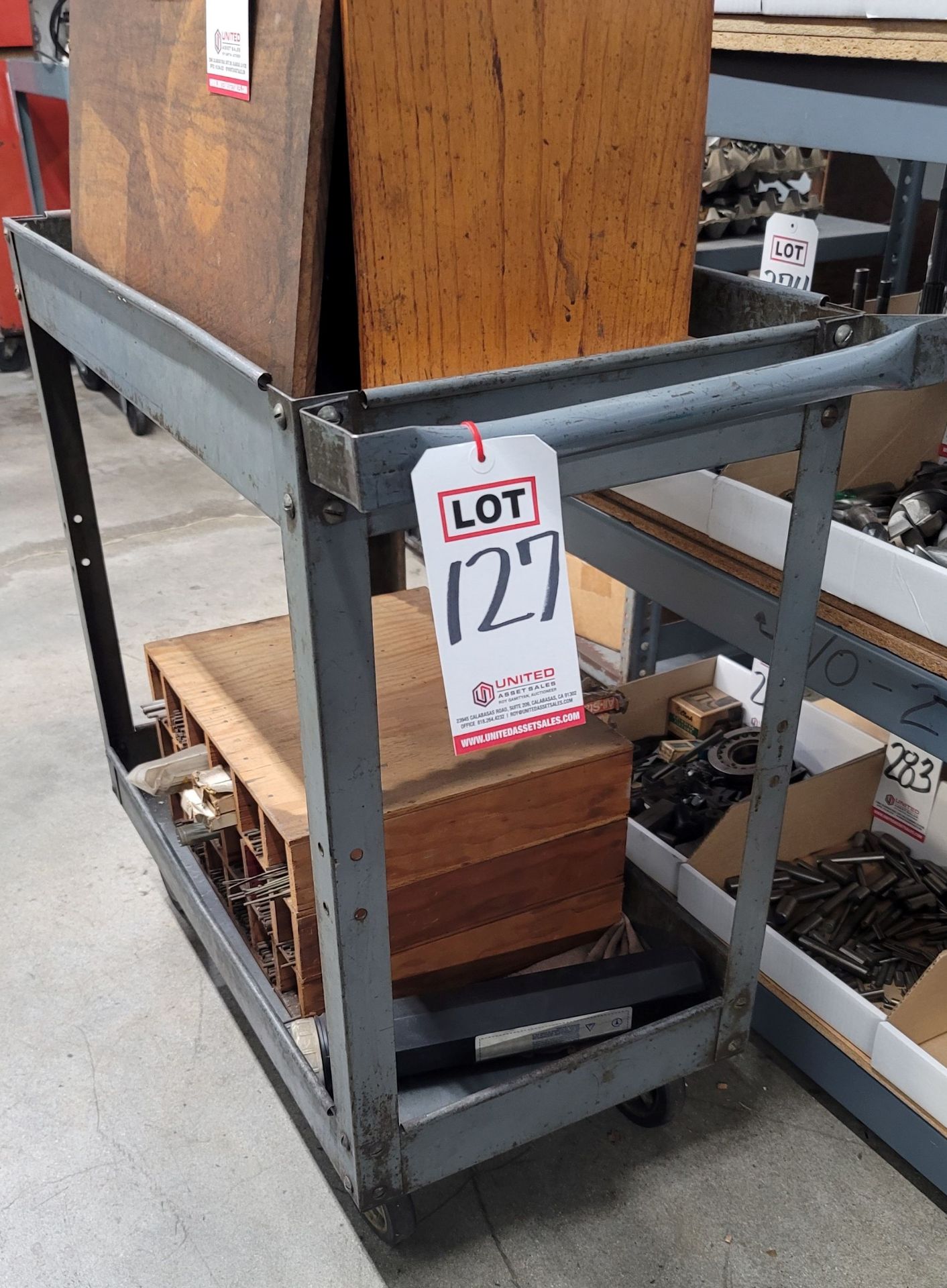 SHOP CART, 30" X 16", CONTENTS NOT INCLUDED