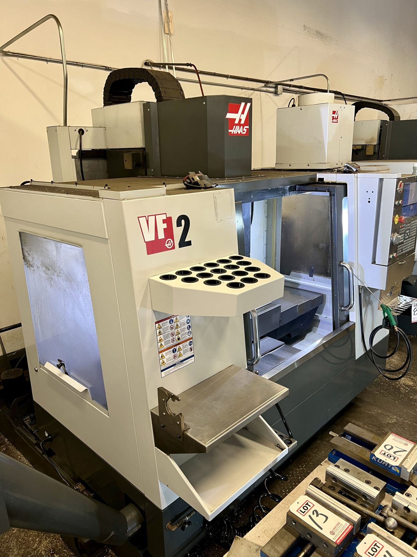 2015 HAAS VF-2 VERTICAL MACHINING CENTER, XYZ TRAVELS: 30" X 16" X 20", 36" X 14" TABLE, PROBING - Image 2 of 24