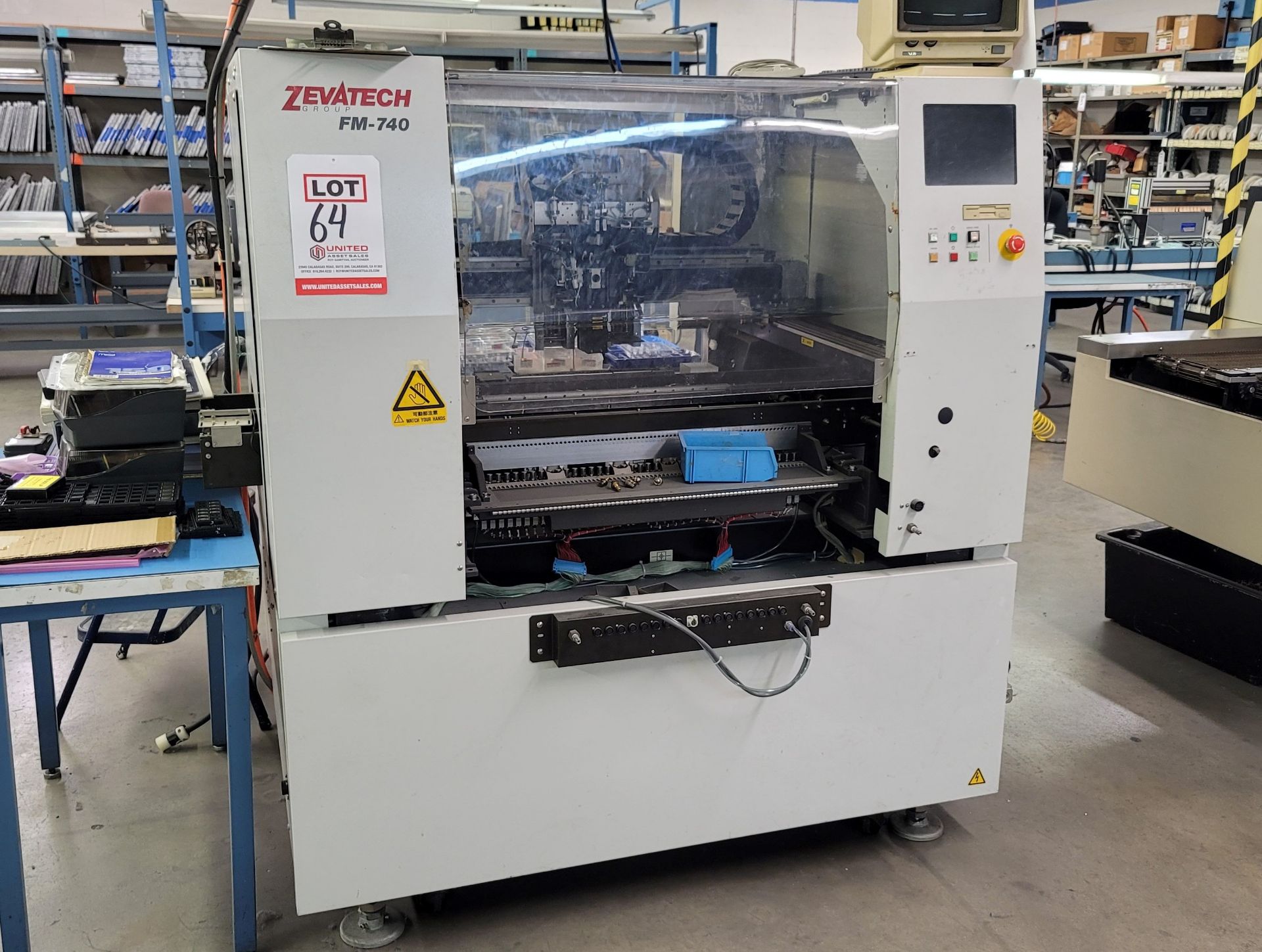 ZEVATECH FM-740 PICK & PLACE MACHINE, NO DATA TAG, FOR PARTS ONLY, THIS IS A NON-FUNCTIONING